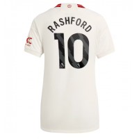 Camiseta Manchester United Marcus Rashford #10 Tercera Equipación Replica 2023-24 para mujer mangas cortas